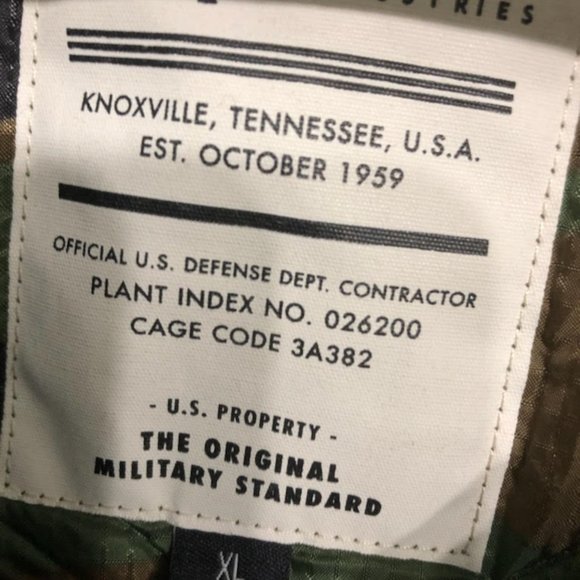 MENS ALPHA INDUSTRIES CAMO WOODLAND LINER JACKET - Picture 5 of 12